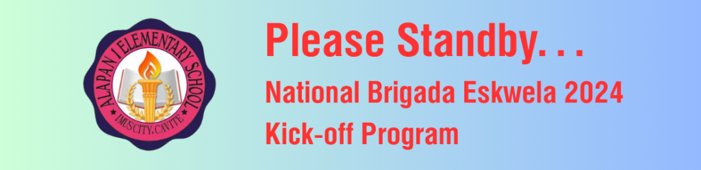 National Brigada Eskwela 2024 Kick-off Program