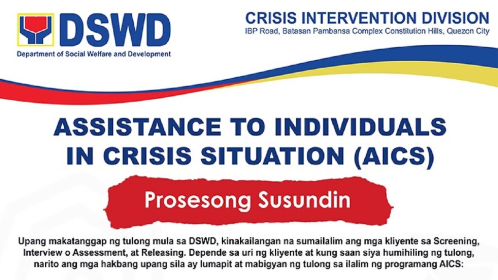 Proseso ng Assistance To Individuals In Crisis Situation