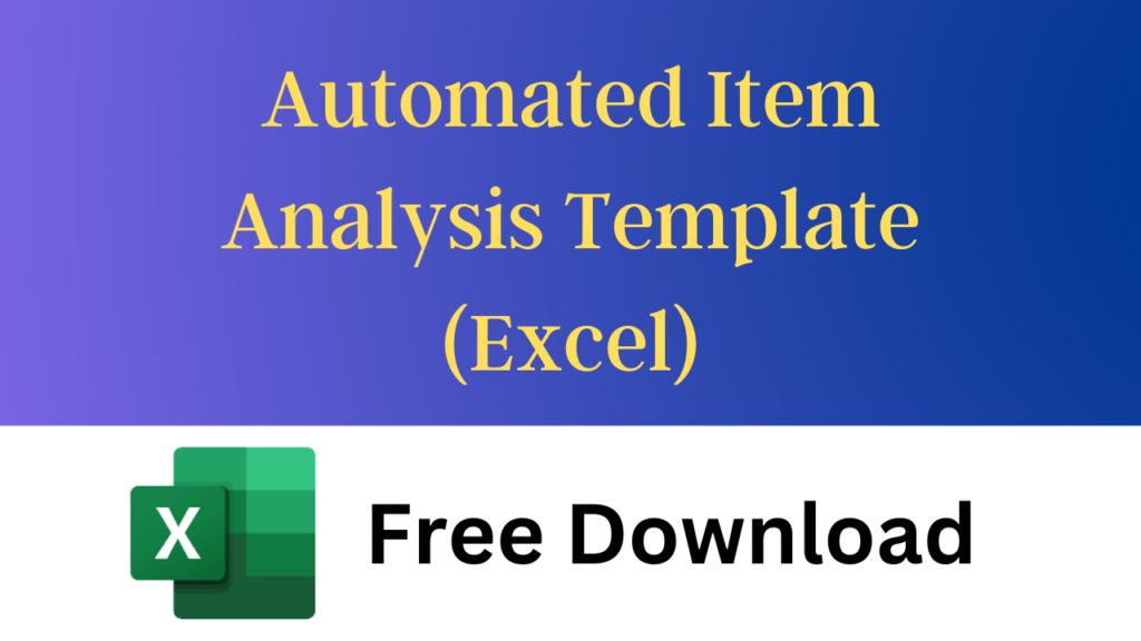 Automated Item Analysis