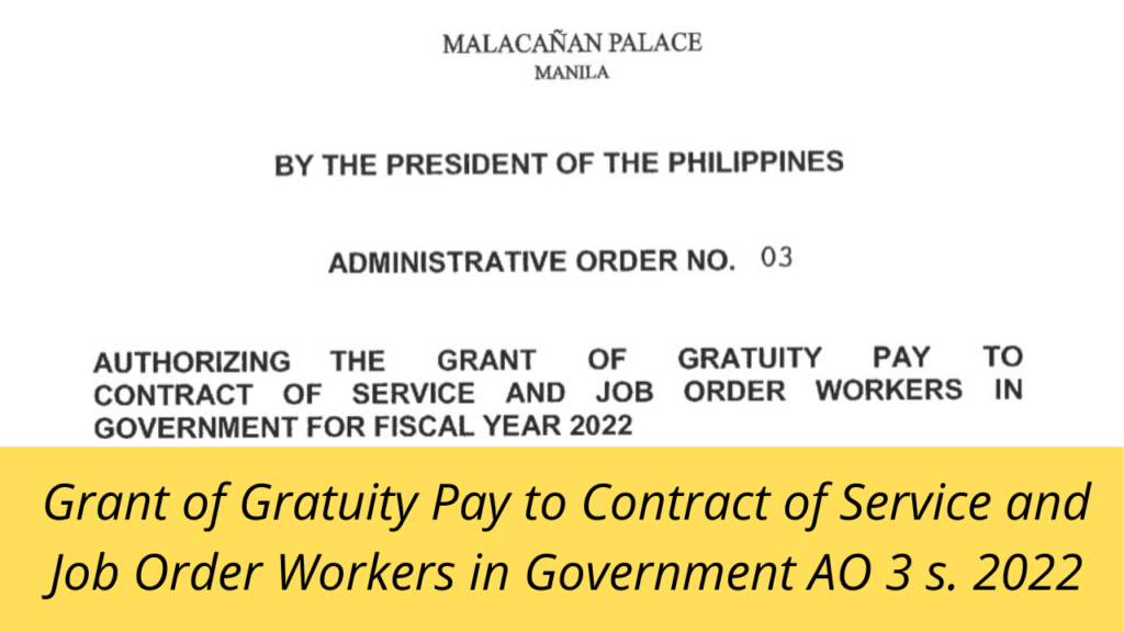 Gratuity Pay Government 2022