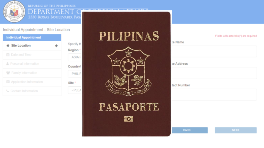 DFA Passport Appointment