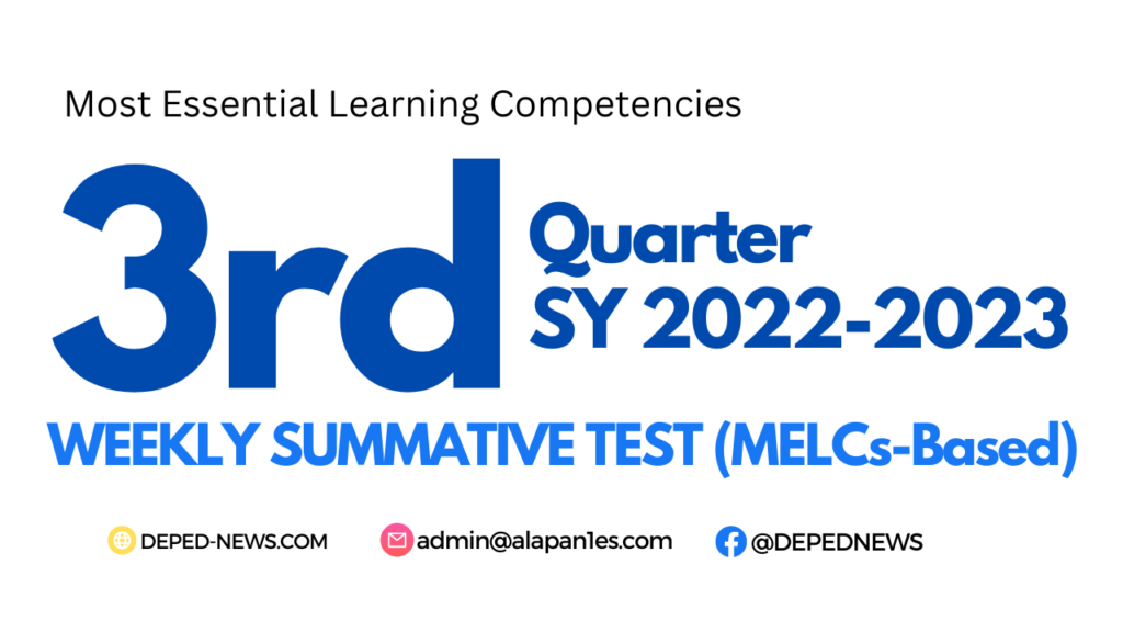 Week 3 Summative Test Quarter 3